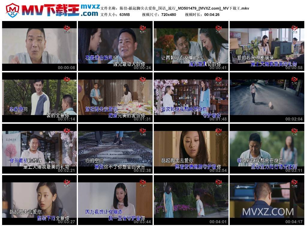 陈佳-踮起脚尖去爱你_国语_流行_MD501479